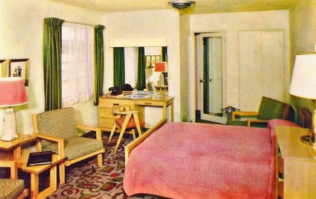 Bedroom Interior Of The 1950s And 60s American Hotels Others