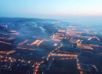 Bonfires Burn In French Vineyards To Protect Them From Frost