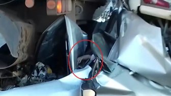 Driver Miraculously Escapes Horror Crash In Brazil