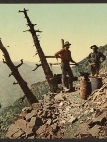 120-Year-Old Colourised Pics Of Wild West