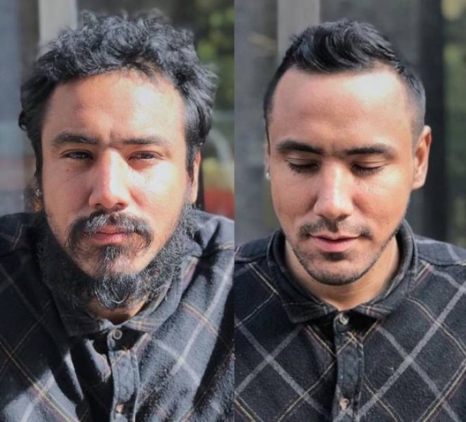 British Hairdresser Gives Homeless People Free Makeovers To Boost Their Self-Confidence
