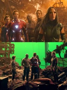 How “Infinity War” Looks Without All The Visual Effects