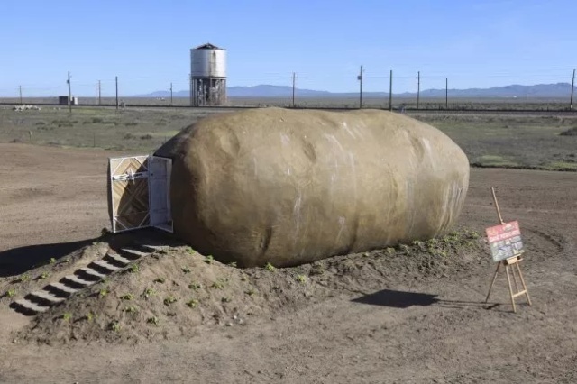House Inside A Giant Potato