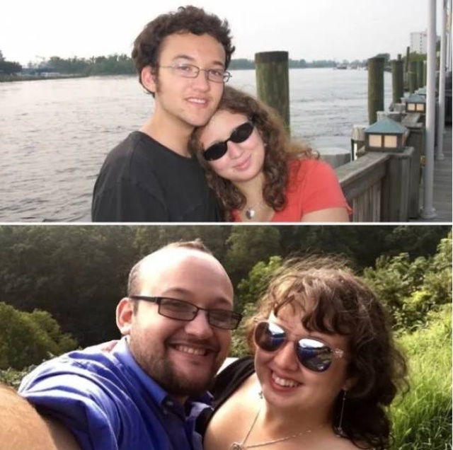 Couples Compare Their Current Photos To Their High School Photos