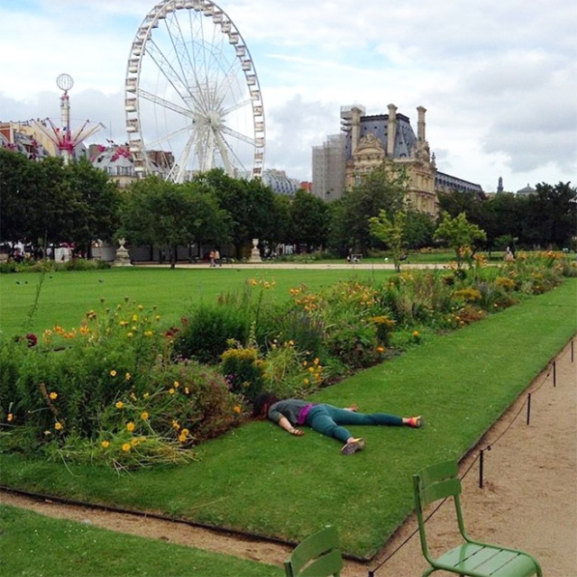 Woman Takes Anti-Selfies by “Dying” at Famous Landmarks 