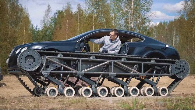 Russians Has Built A Bentley Continental GT Tank