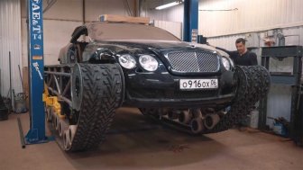Russians Has Built A Bentley Continental GT Tank