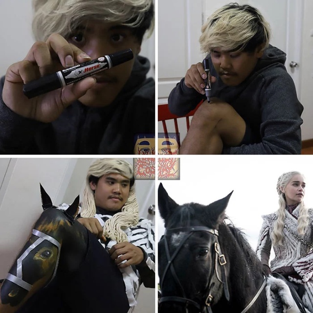 Cheap Cosplay Guy Turns Himself Into 6 ‘Game Of Thrones’ Characters