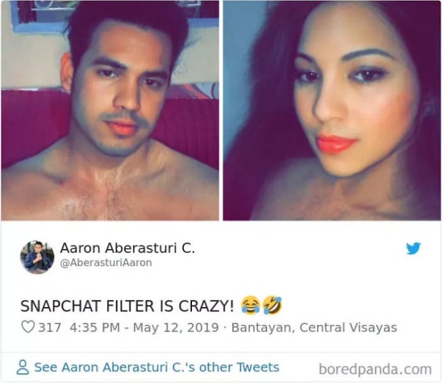 New Snapchat Gender Swap Filter