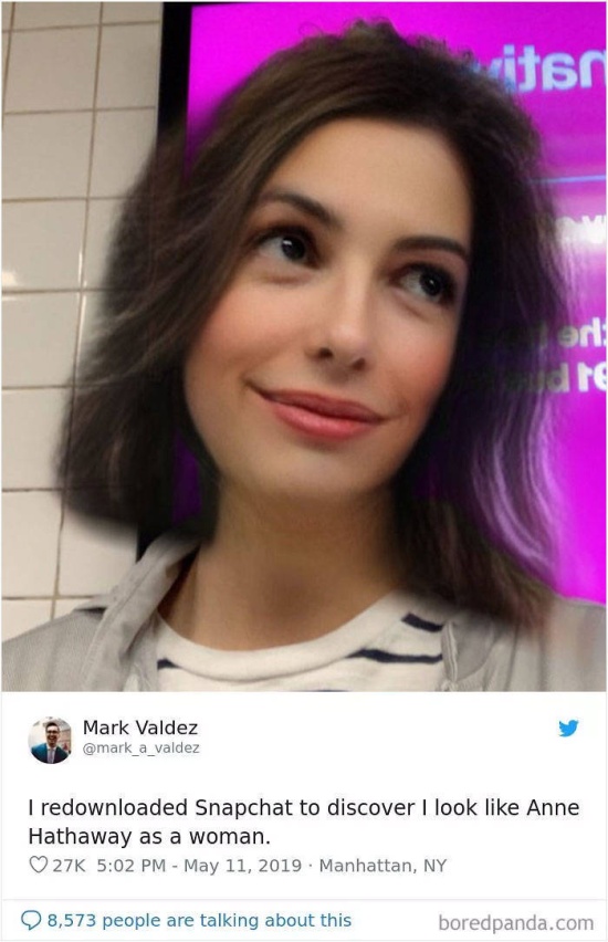 New Snapchat Gender Swap Filter
