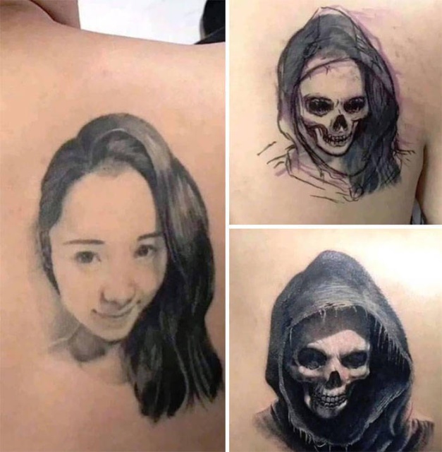 Covering Up Tattoos In Creative Way
