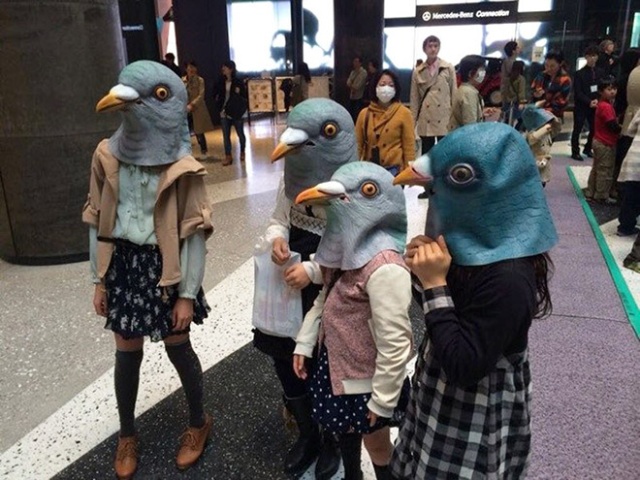 People In Pigeon Masks