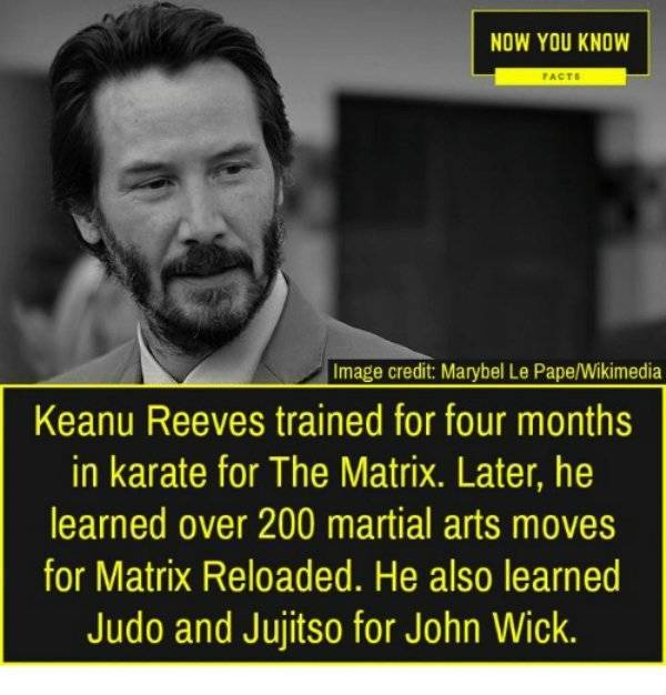 Keanu Reeves Is A Great Guy And A Great Actor