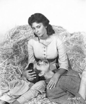 Sophia Loren and Anthony Perkins In ‘Desire Under the Elms’