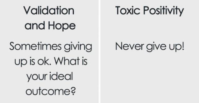 The Difference Between Support And Toxic Positivity