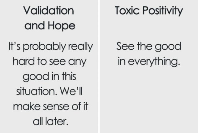 The Difference Between Support And Toxic Positivity