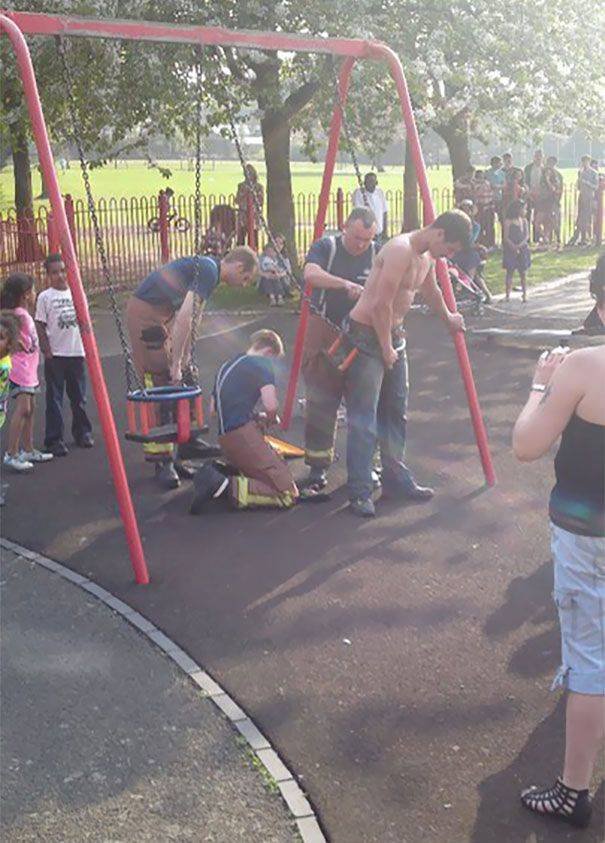 Adults At Childrens’ Playgrounds