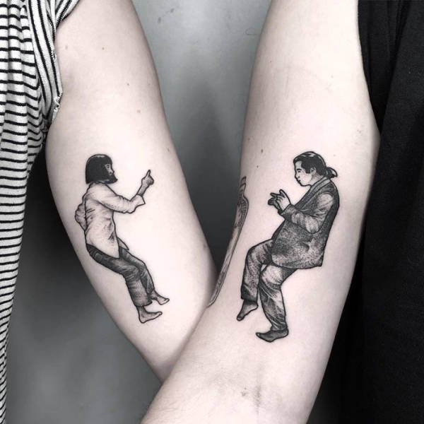 Awesome Matching Tattoos