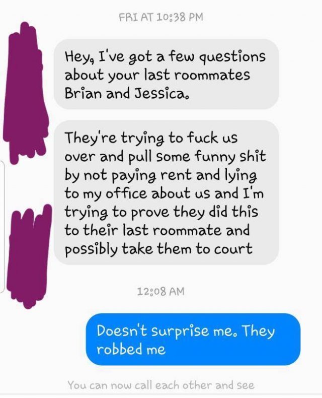 Terrible Roommates