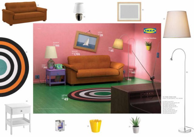 Rooms From Famous TV Shows Recreated With IKEA Products