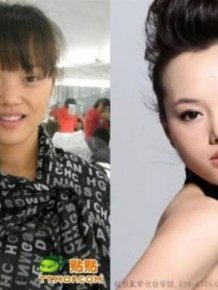 Asian Girls With And Without Their Makeup