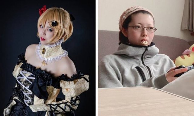 Cosplayers Without Their Costumes
