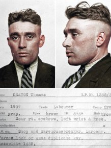 Colorized Mugshots Of Criminals From The 30’s