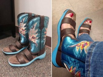 When Cowboy Boots Meet Sandals