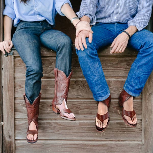 When Cowboy Boots Meet Sandals