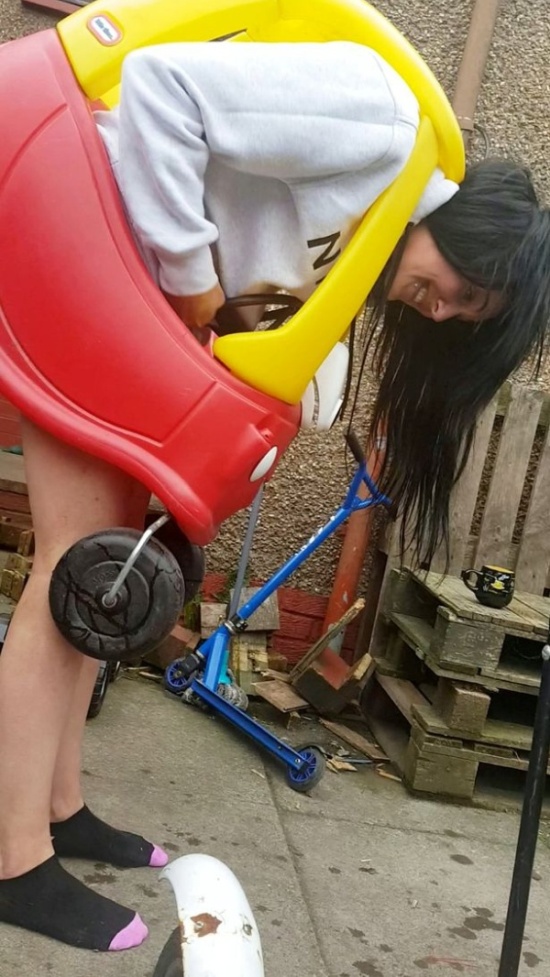 Scots Woman Got Trapped Inside A Kid's Toy Car