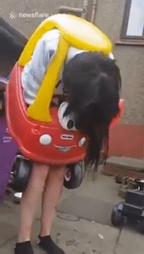 Scots Woman Got Trapped Inside A Kid's Toy Car