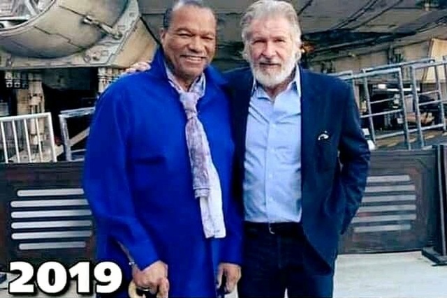 Harrison Ford And Billy Dee Williams 30 Years Later