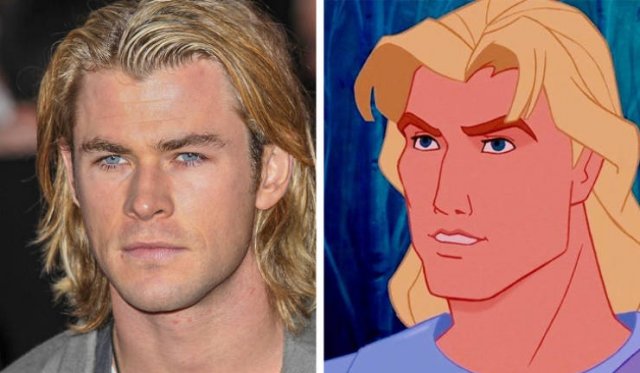 Real Life Doppelgangers Of Cartoon Characters, part 2