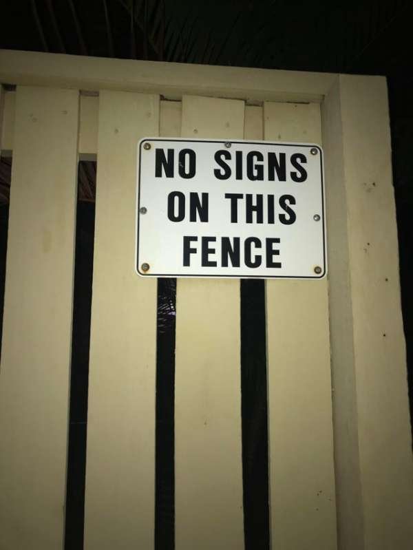 Ironic Signs