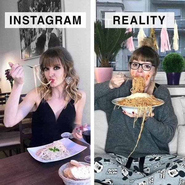 Instagram Vs Reality By Geraldine West
