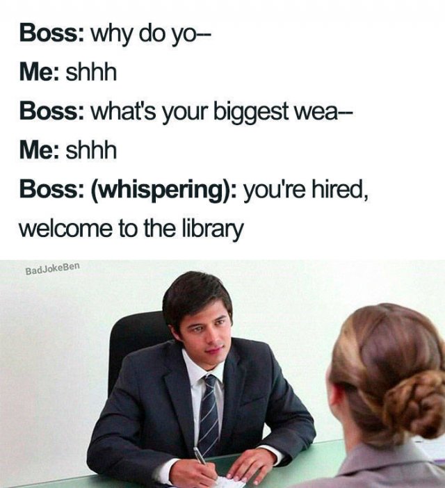 Job Interview Memes, part 2