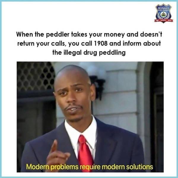 Funny Memes By Indian Police Department