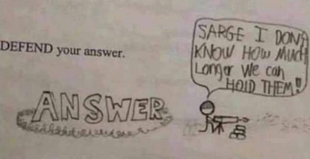 Awesome Exam Answers