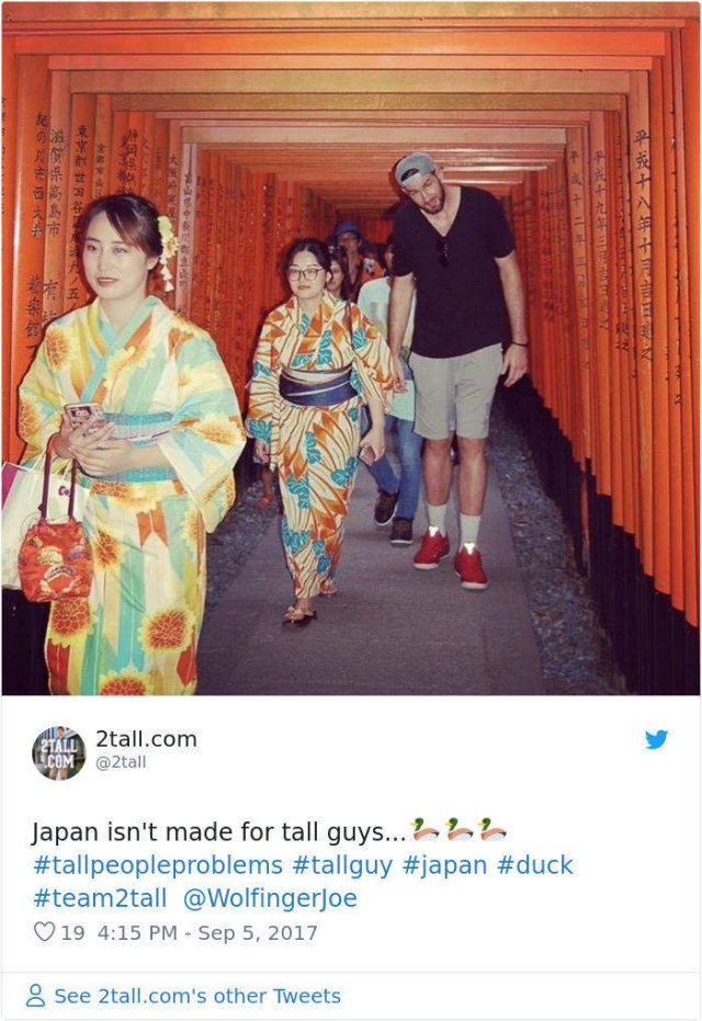 It's Difficult To Be Tall In Japan