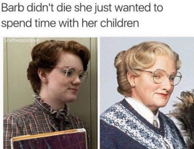 Barb stranger things Memes