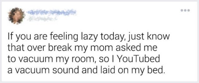 Lazy People, part 8