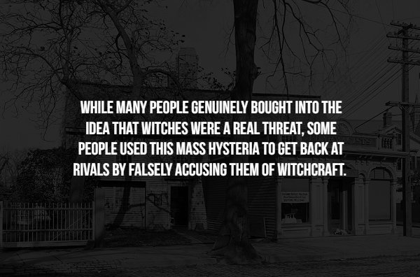 Facts About Salem Witch Trials