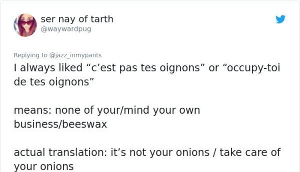 Weird Phrases Translated To English From Other Languages