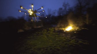 Awesome Flame-thrower Drones