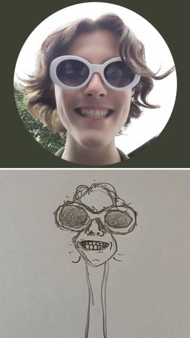 One Guy Is Drawing Funny People’s Twitter Profile Pics