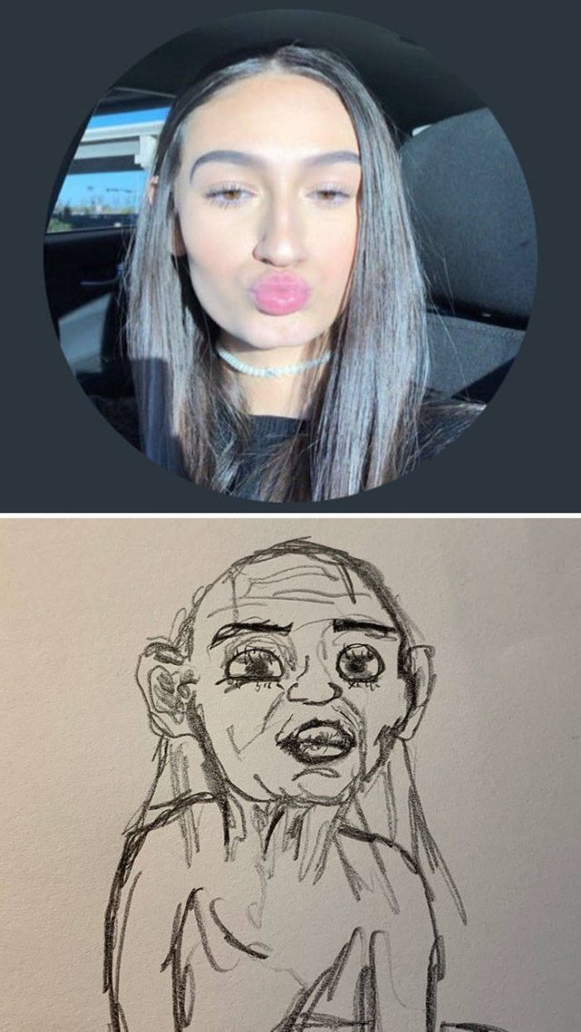 One Guy Is Drawing Funny People's Twitter Profile Pics