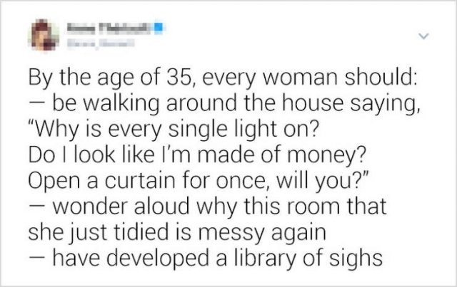 By The Age Of 35, Every Woman…
