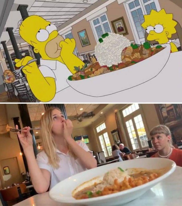 Two Swiss Tourist Girls Recreate “The Simpsons” Scenes In New Orleans