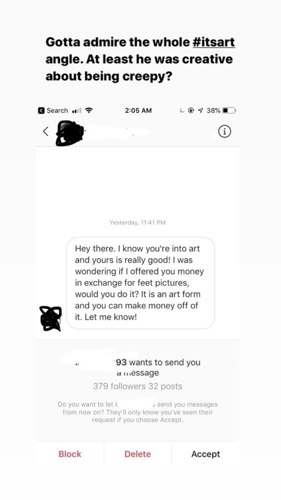 A Girl Trolls An Ex-classmate Who Offered Her $50 For Pictures Of Her Feet