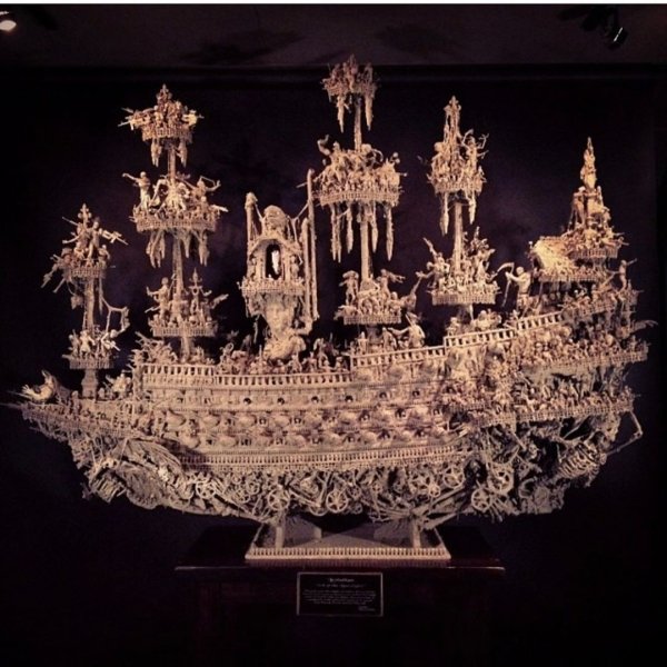 Guy Spends 14 Months To Build This Amazing Ghost Ship
